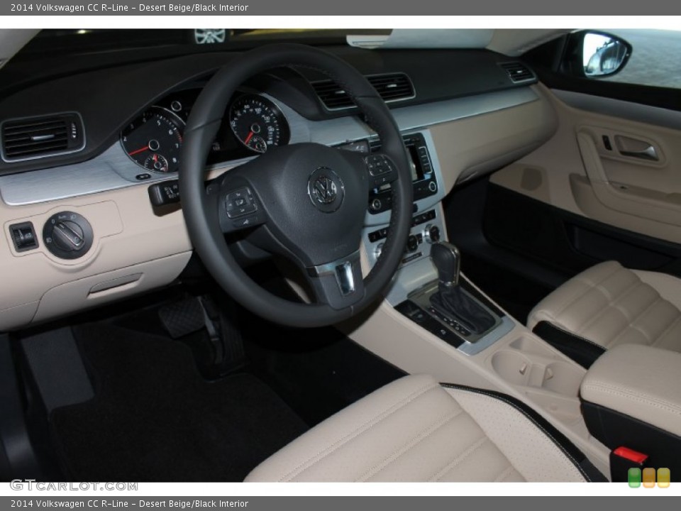 Desert Beige/Black Interior Dashboard for the 2014 Volkswagen CC R-Line #84921538