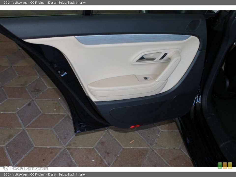 Desert Beige/Black Interior Door Panel for the 2014 Volkswagen CC R-Line #84921863