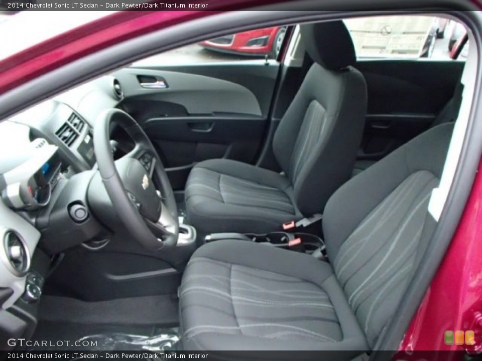 Dark Pewter/Dark Titanium Interior Front Seat for the 2014 Chevrolet Sonic LT Sedan #84922111