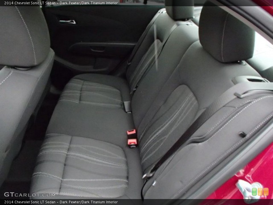 Dark Pewter/Dark Titanium Interior Rear Seat for the 2014 Chevrolet Sonic LT Sedan #84922134