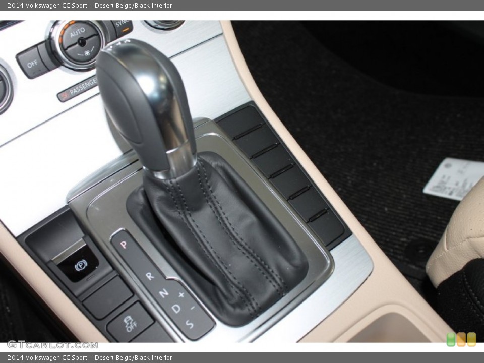 Desert Beige/Black Interior Transmission for the 2014 Volkswagen CC Sport #84922531