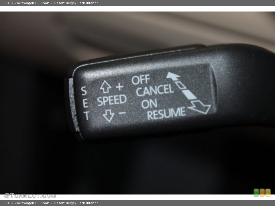Desert Beige/Black Interior Controls for the 2014 Volkswagen CC Sport #84922612