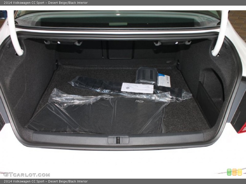 Desert Beige/Black Interior Trunk for the 2014 Volkswagen CC Sport #84922633