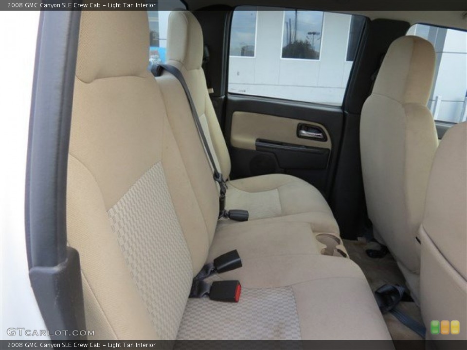 Light Tan Interior Rear Seat for the 2008 GMC Canyon SLE Crew Cab #84928003