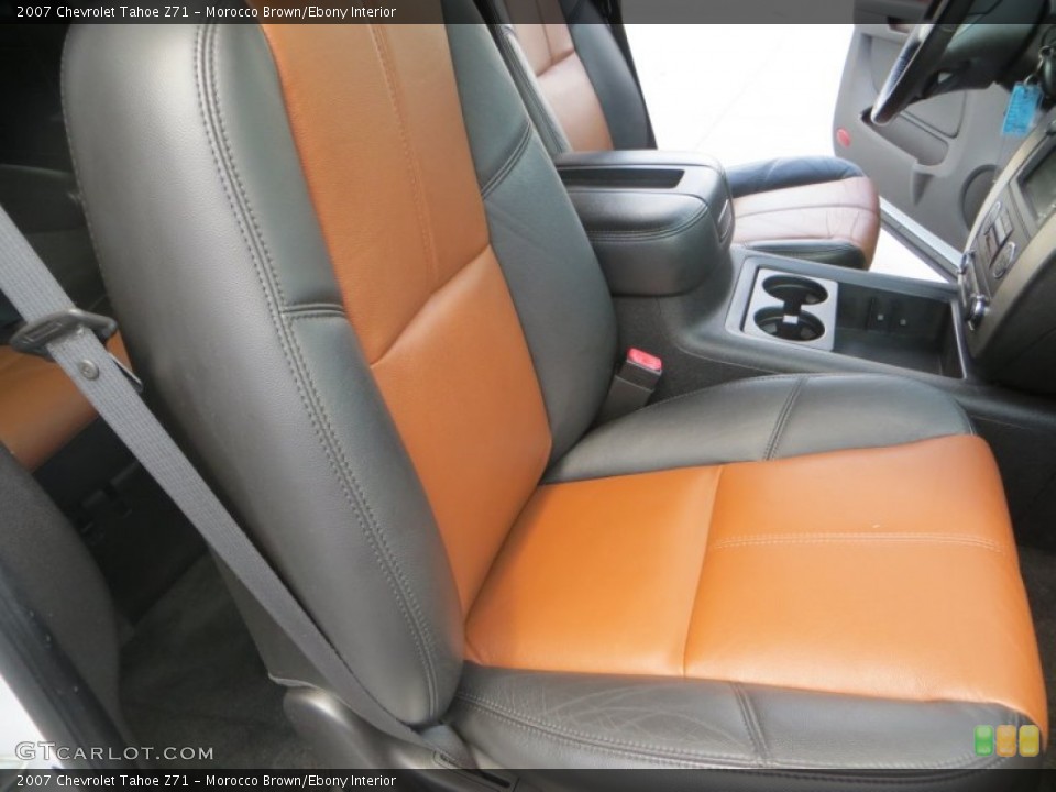 Morocco Brown/Ebony Interior Front Seat for the 2007 Chevrolet Tahoe Z71 #84932485