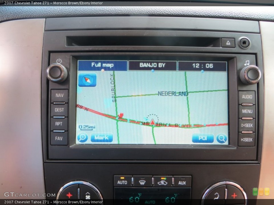 Morocco Brown/Ebony Interior Navigation for the 2007 Chevrolet Tahoe Z71 #84932833
