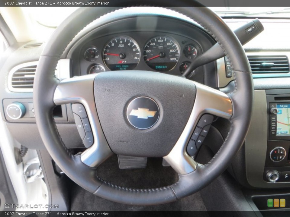 Morocco Brown/Ebony Interior Steering Wheel for the 2007 Chevrolet Tahoe Z71 #84932884