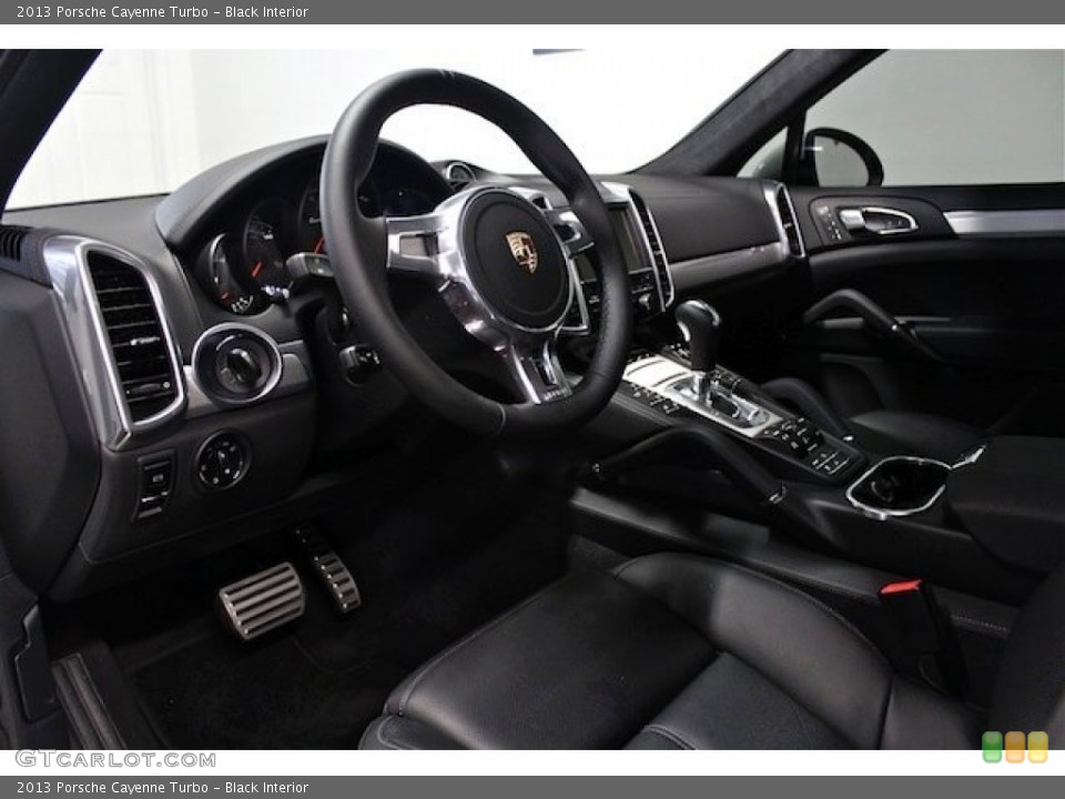 Black Interior Prime Interior for the 2013 Porsche Cayenne Turbo #84933860