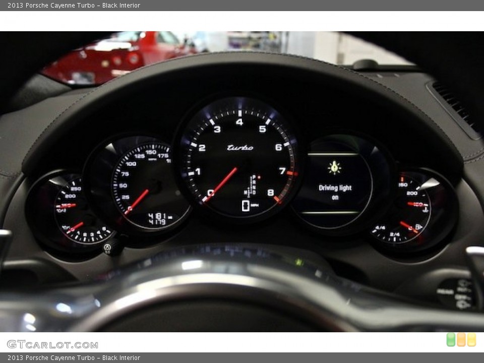Black Interior Gauges for the 2013 Porsche Cayenne Turbo #84933925