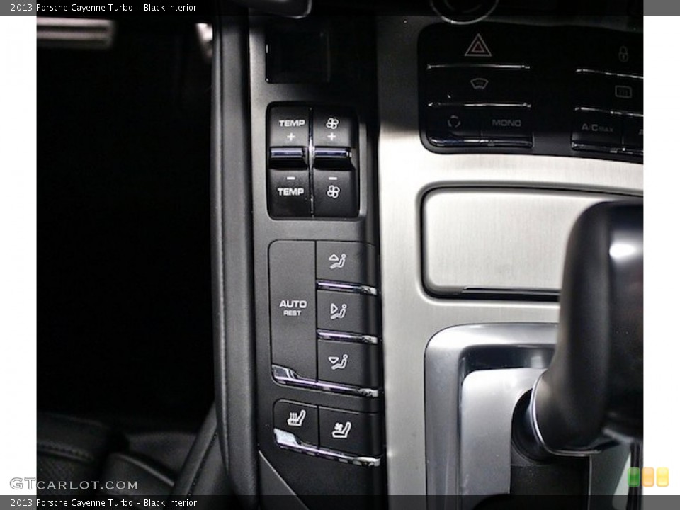 Black Interior Controls for the 2013 Porsche Cayenne Turbo #84934054