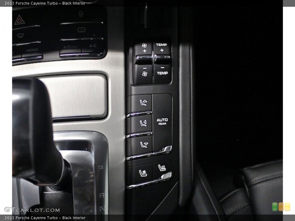 Black Interior Controls for the 2013 Porsche Cayenne Turbo #84934075