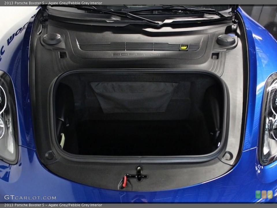 Agate Grey/Pebble Grey Interior Trunk for the 2013 Porsche Boxster S #84934996