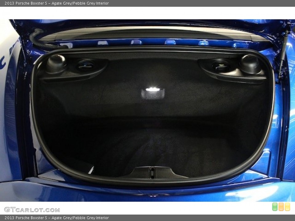 Agate Grey/Pebble Grey Interior Trunk for the 2013 Porsche Boxster S #84935020