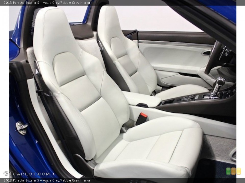 Agate Grey/Pebble Grey Interior Front Seat for the 2013 Porsche Boxster S #84935368