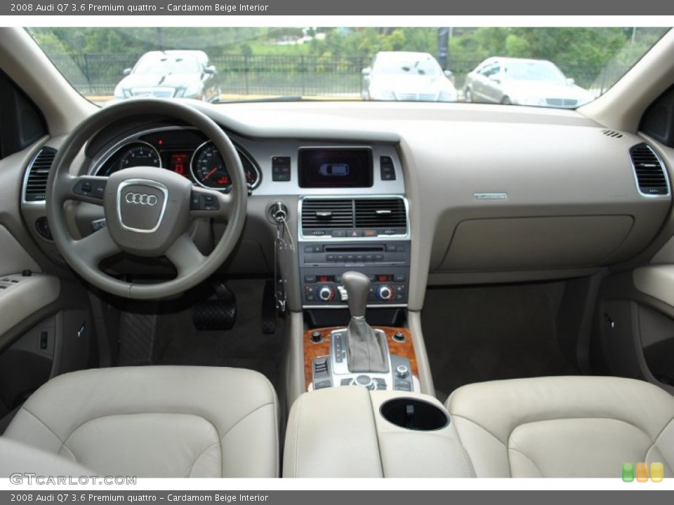 Cardamom Beige Interior Dashboard for the 2008 Audi Q7 3.6 Premium quattro #84937091