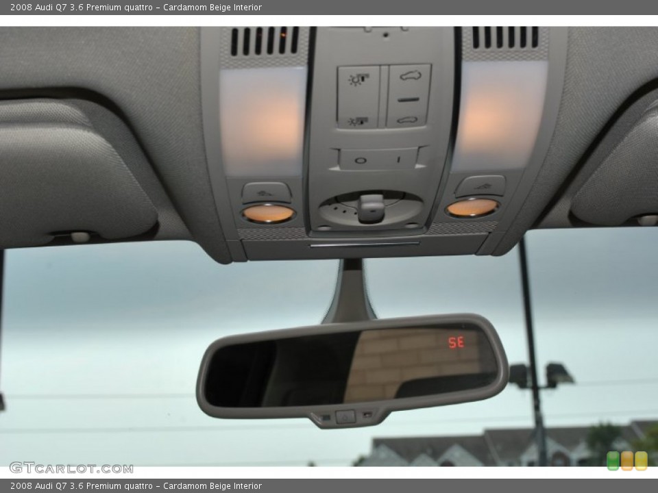 Cardamom Beige Interior Controls for the 2008 Audi Q7 3.6 Premium quattro #84937367