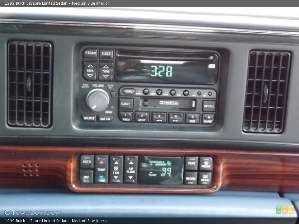 Medium Blue Interior Controls for the 1999 Buick LeSabre Limited Sedan #84938461