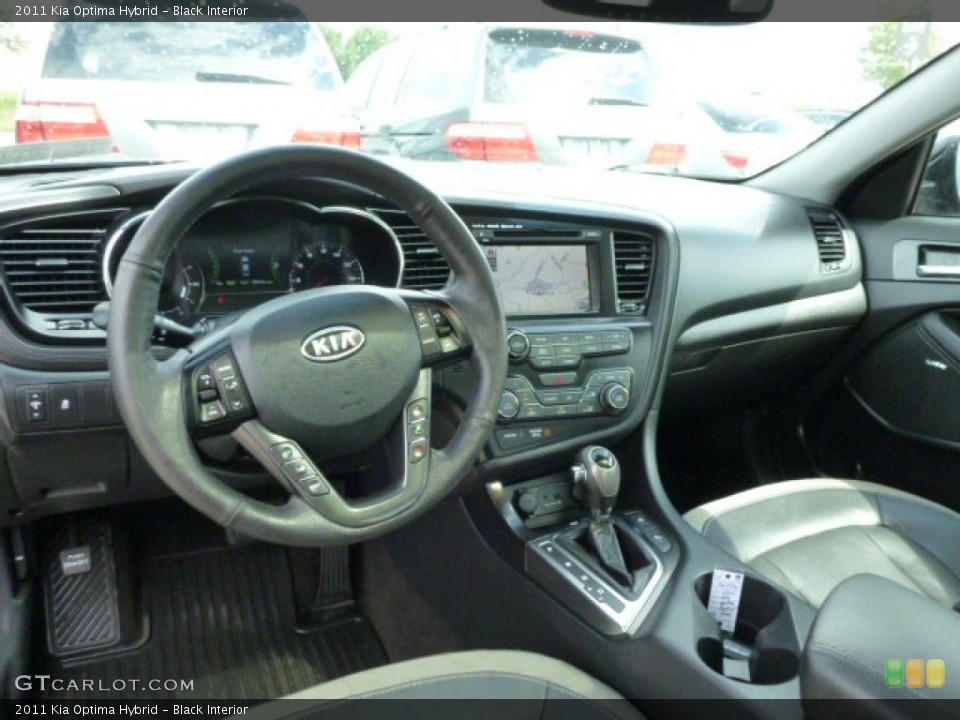 Black Interior Dashboard for the 2011 Kia Optima Hybrid #84939328