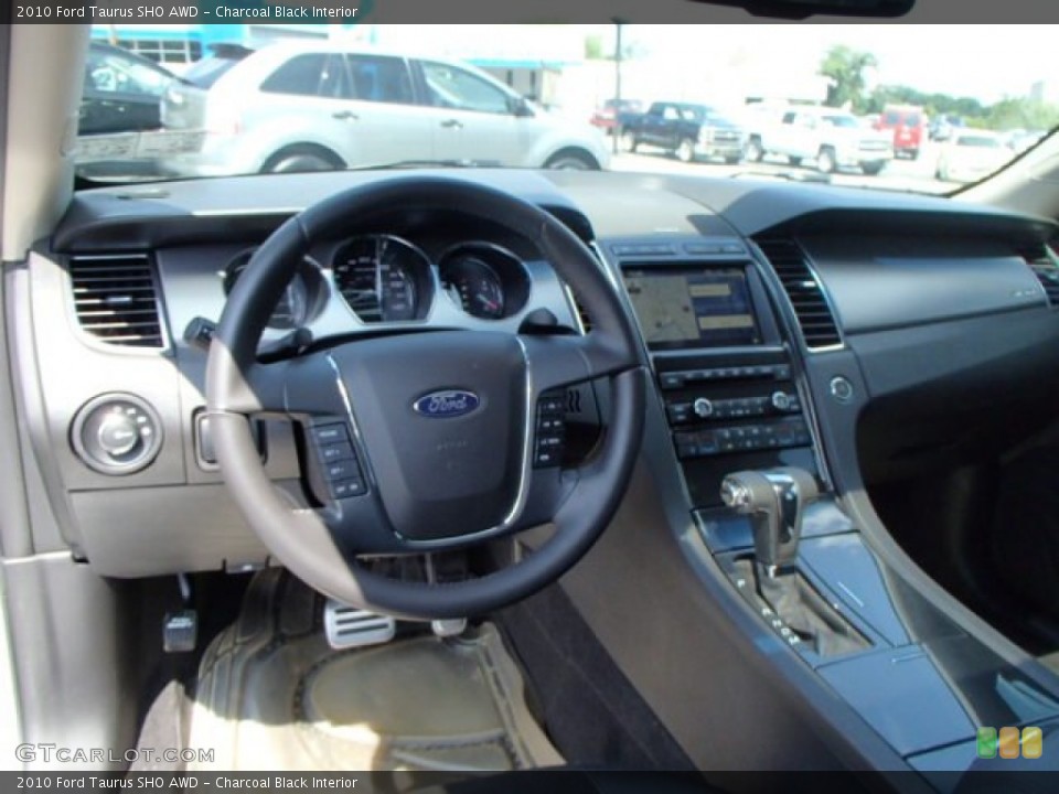 Charcoal Black Interior Dashboard for the 2010 Ford Taurus SHO AWD #84940834