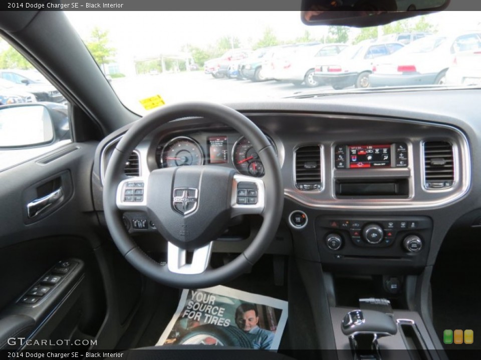 Black Interior Dashboard for the 2014 Dodge Charger SE #84945043