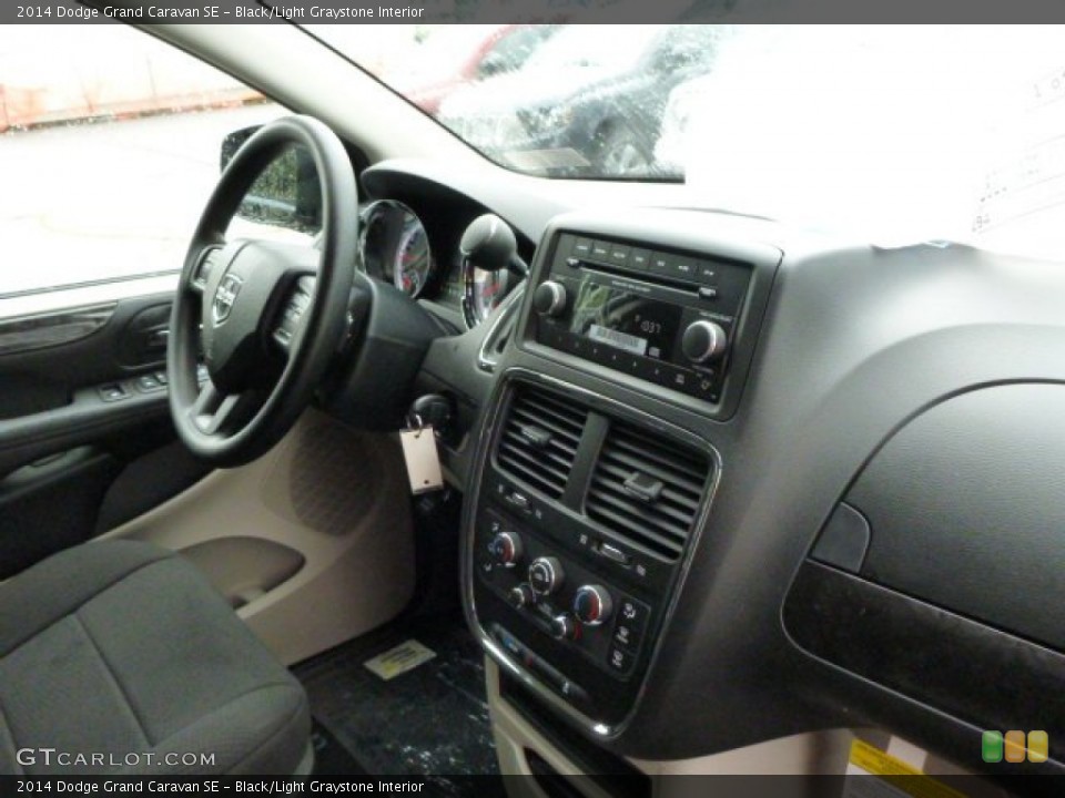 Black/Light Graystone Interior Dashboard for the 2014 Dodge Grand Caravan SE #84945530