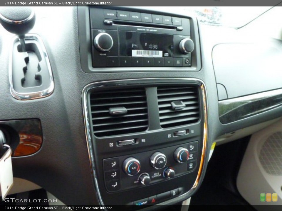 Black/Light Graystone Interior Controls for the 2014 Dodge Grand Caravan SE #84945814