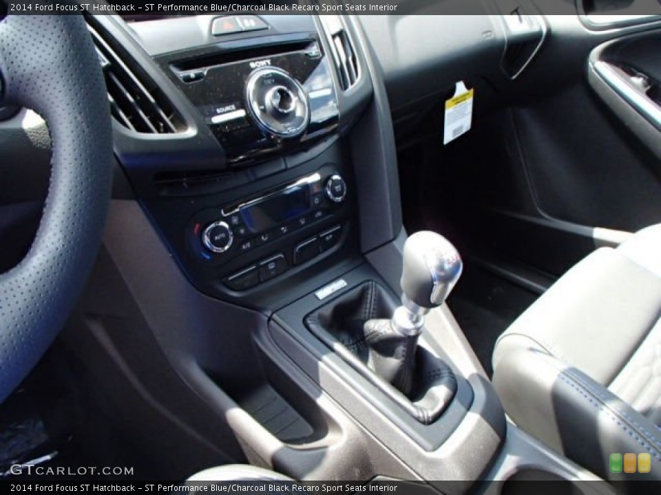 ST Performance Blue/Charcoal Black Recaro Sport Seats Interior Transmission for the 2014 Ford Focus ST Hatchback #84946648