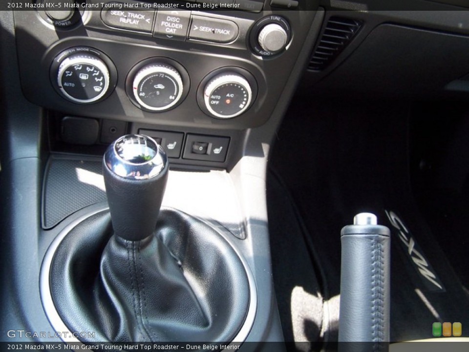 Dune Beige Interior Transmission for the 2012 Mazda MX-5 Miata Grand Touring Hard Top Roadster #84946750