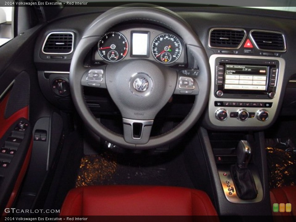 Red Interior Dashboard for the 2014 Volkswagen Eos Executive #84947640