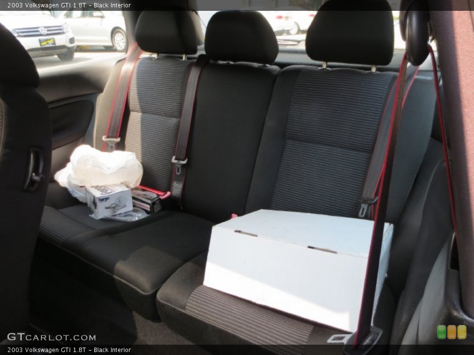 Black Interior Rear Seat for the 2003 Volkswagen GTI 1.8T #84948160