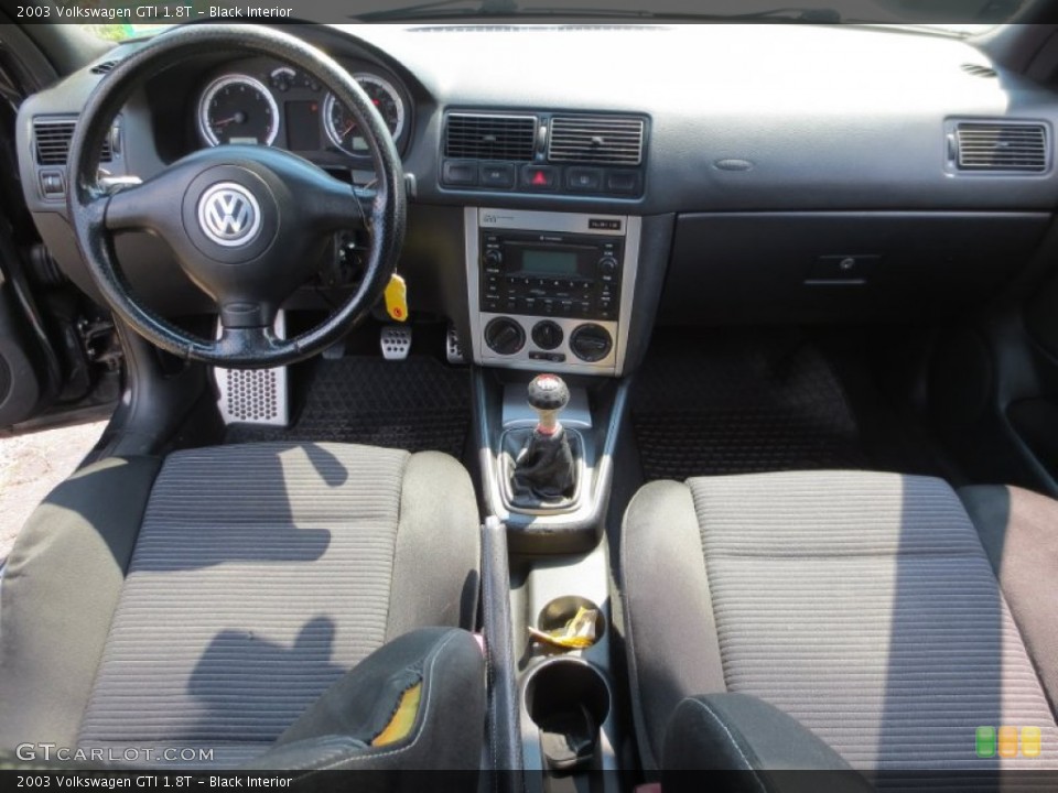 Black Interior Dashboard for the 2003 Volkswagen GTI 1.8T #84948181
