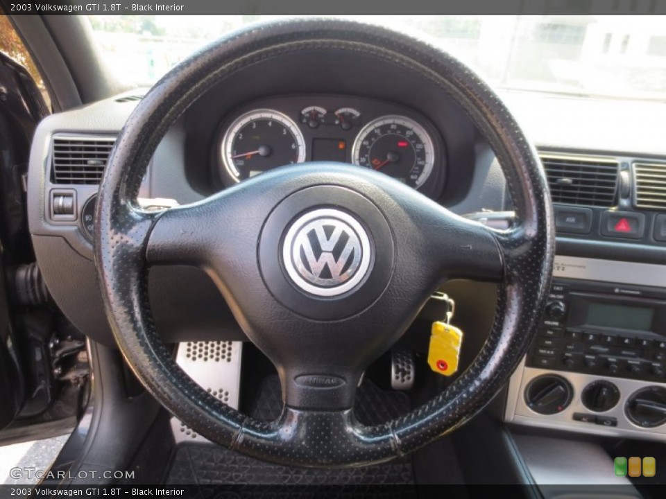 Black Interior Steering Wheel for the 2003 Volkswagen GTI 1.8T #84948259