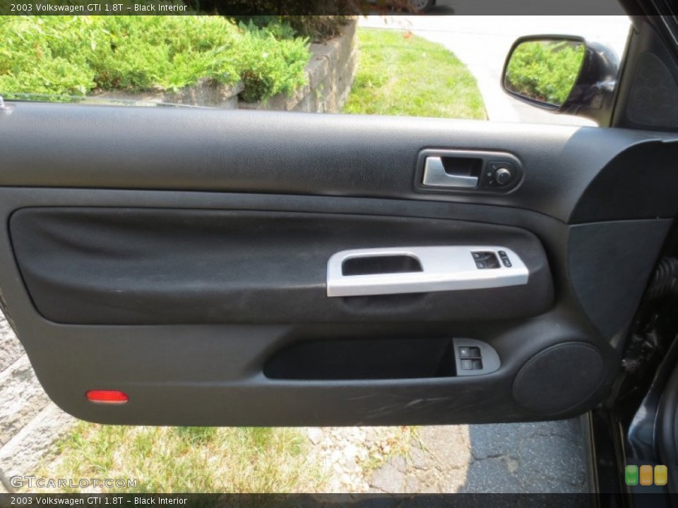Black Interior Door Panel for the 2003 Volkswagen GTI 1.8T #84948313