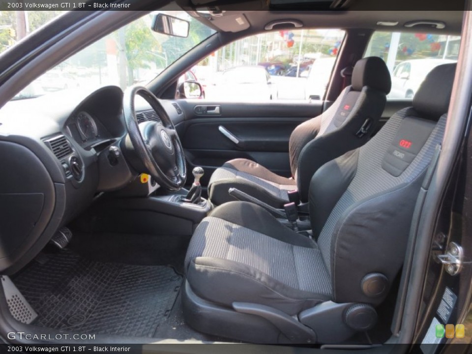 Black Interior Photo for the 2003 Volkswagen GTI 1.8T #84948334