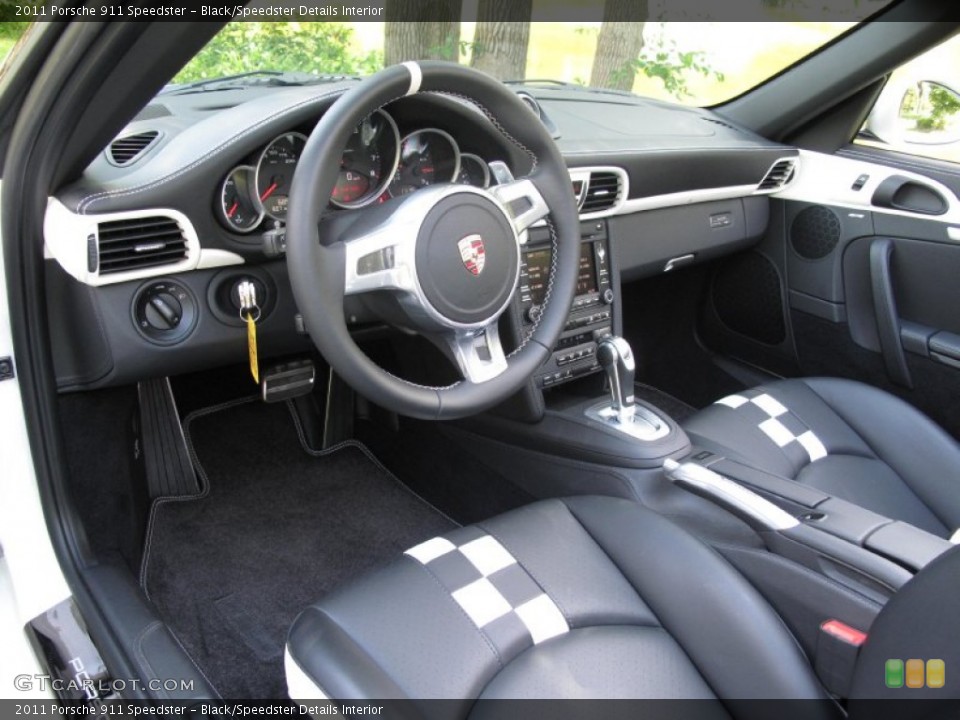 Black/Speedster Details Interior Photo for the 2011 Porsche 911 Speedster #84950755