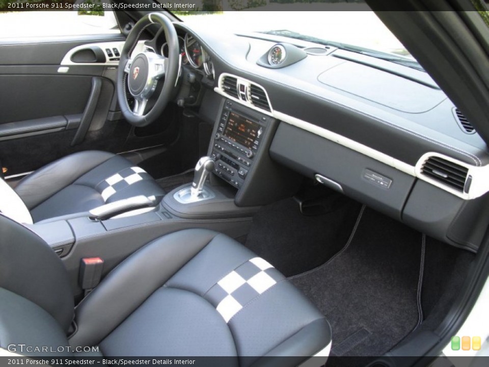 Black/Speedster Details Interior Dashboard for the 2011 Porsche 911 Speedster #84950800