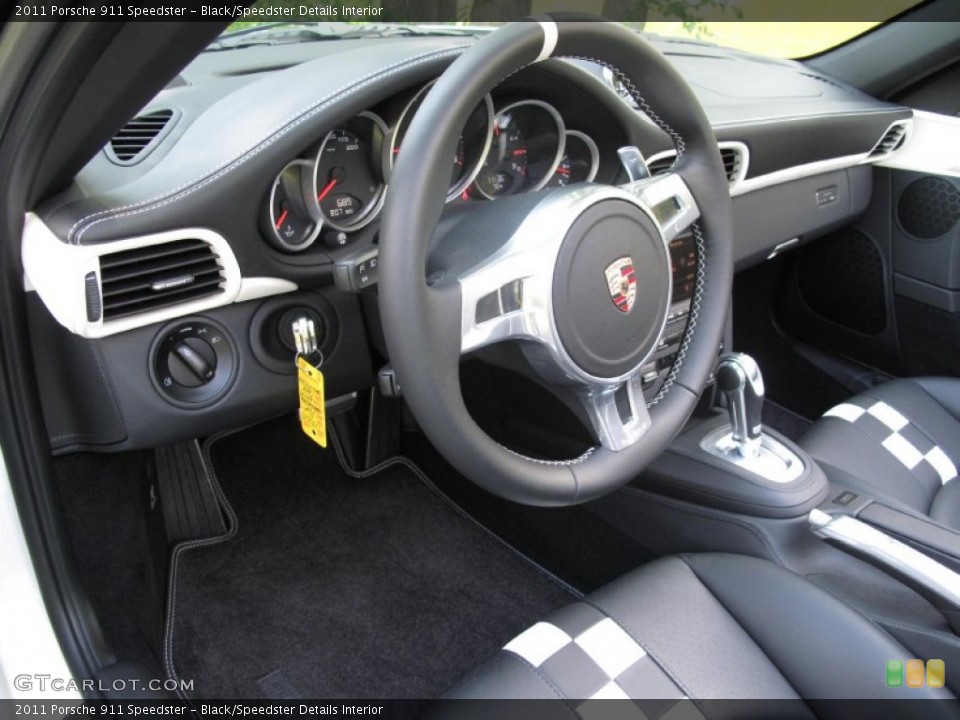 Black/Speedster Details Interior Dashboard for the 2011 Porsche 911 Speedster #84950932