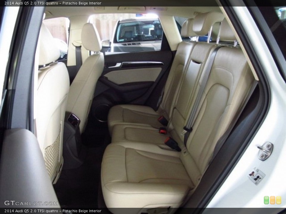 Pistachio Beige Interior Rear Seat for the 2014 Audi Q5 2.0 TFSI quattro #84951100