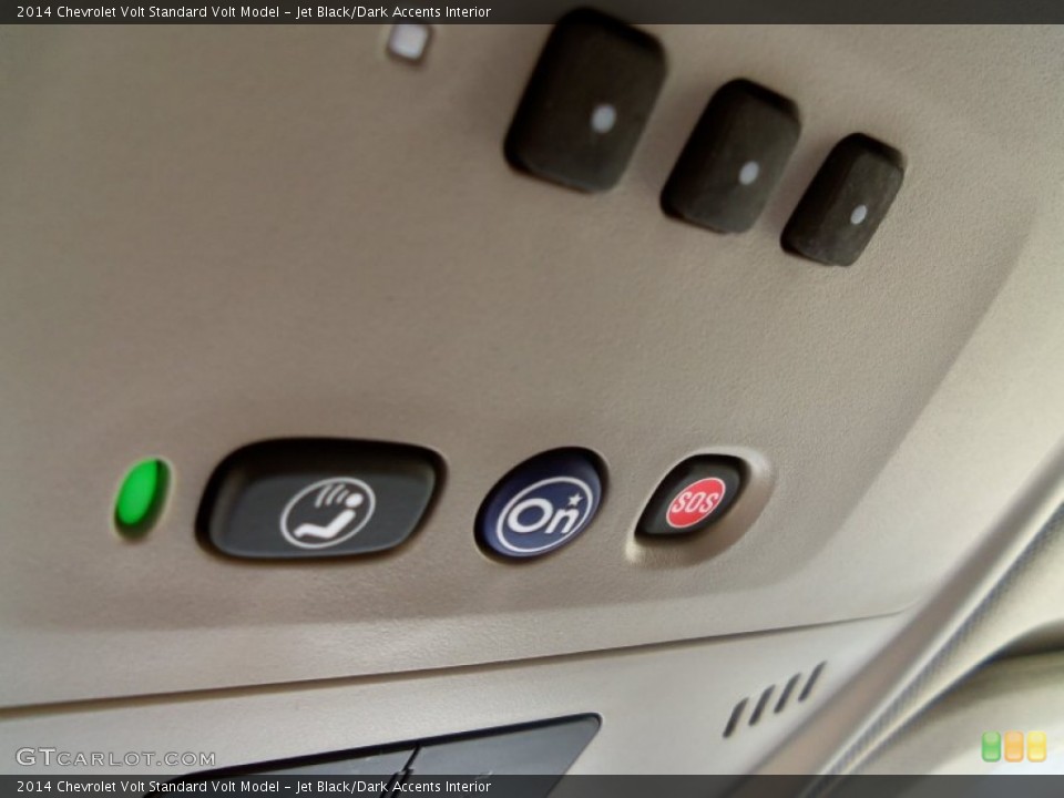Jet Black/Dark Accents Interior Controls for the 2014 Chevrolet Volt  #84953035