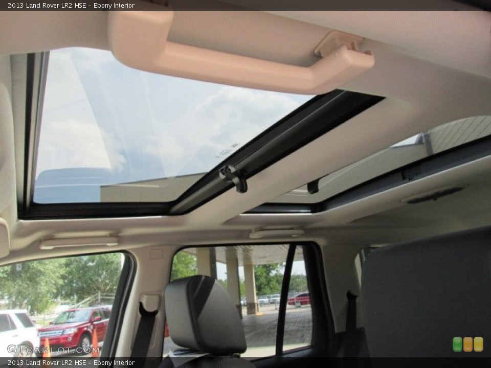 Ebony Interior Sunroof for the 2013 Land Rover LR2 HSE #84955345