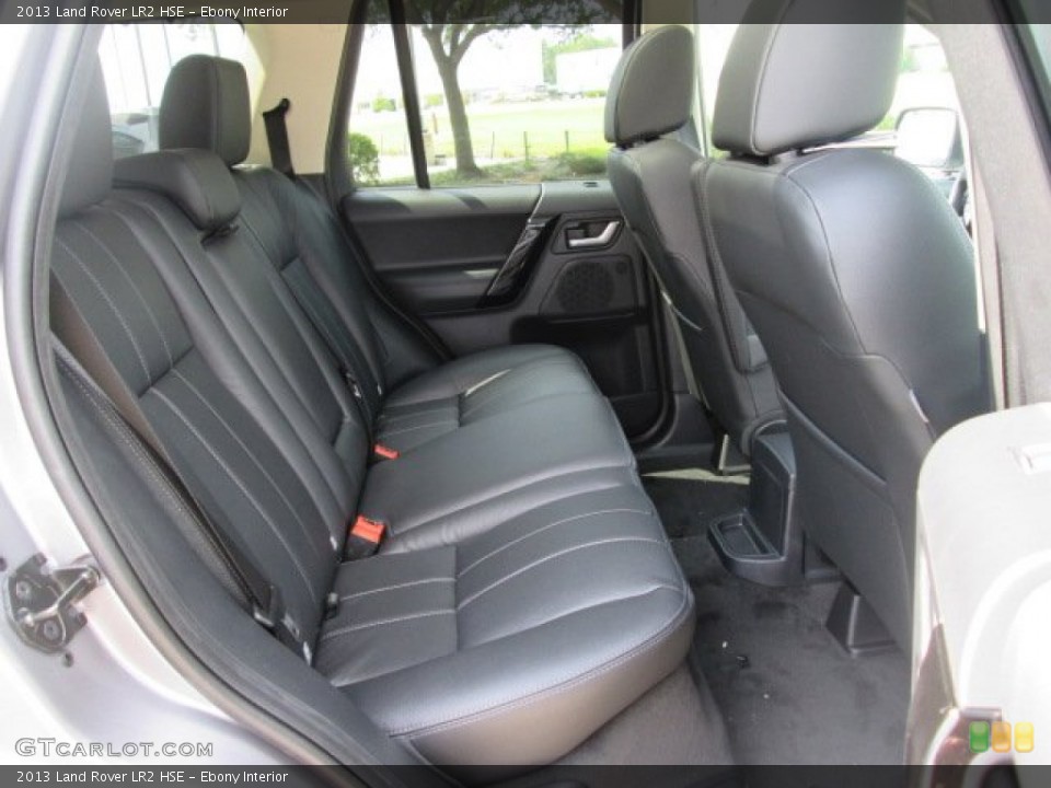 Ebony Interior Rear Seat for the 2013 Land Rover LR2 HSE #84955366