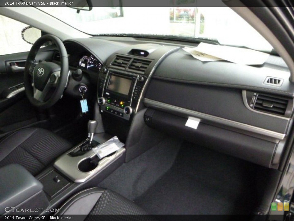 Black Interior Dashboard for the 2014 Toyota Camry SE #84956749
