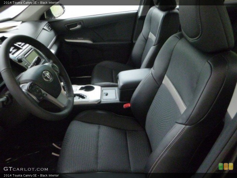 Black Interior Front Seat for the 2014 Toyota Camry SE #84956791