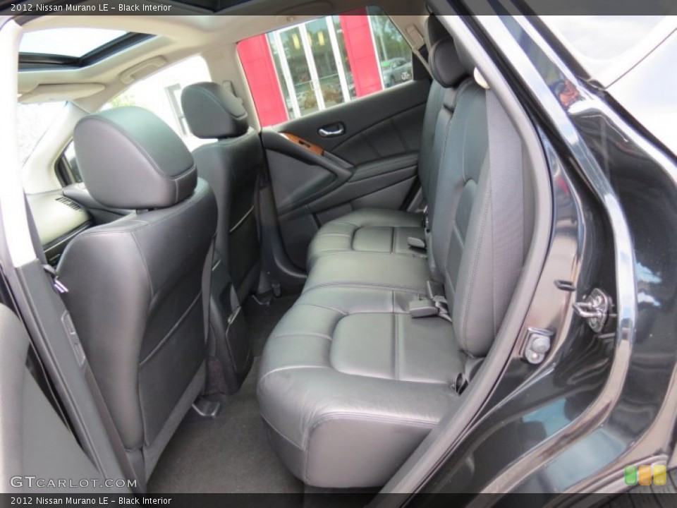 Black Interior Rear Seat for the 2012 Nissan Murano LE #84958747