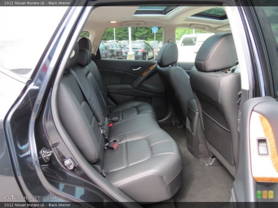 Black Interior Rear Seat for the 2012 Nissan Murano LE #84958795