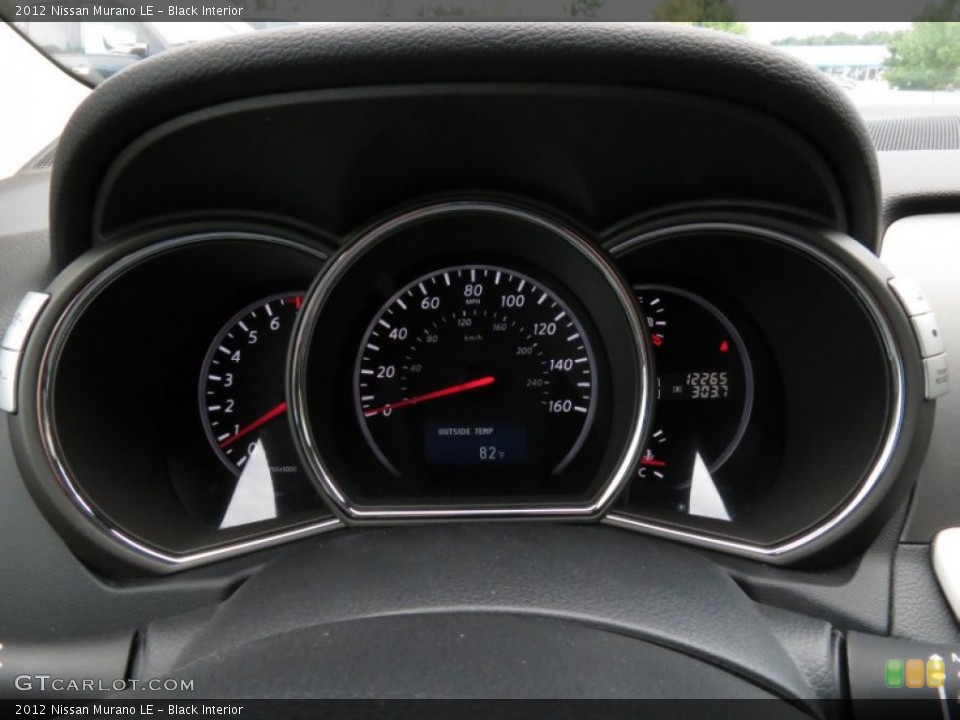 Black Interior Gauges for the 2012 Nissan Murano LE #84958888