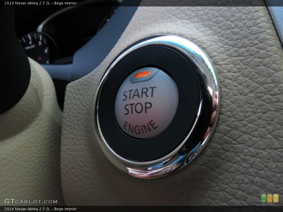 Beige Interior Controls for the 2014 Nissan Altima 2.5 SL #84960901