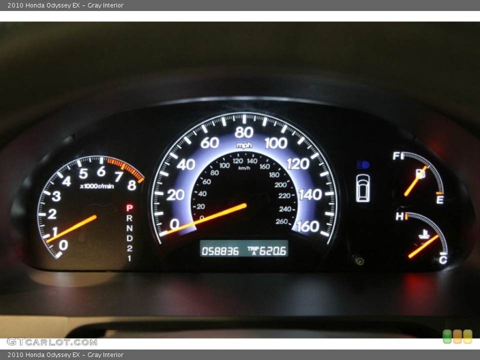 Gray Interior Gauges for the 2010 Honda Odyssey EX #84962602