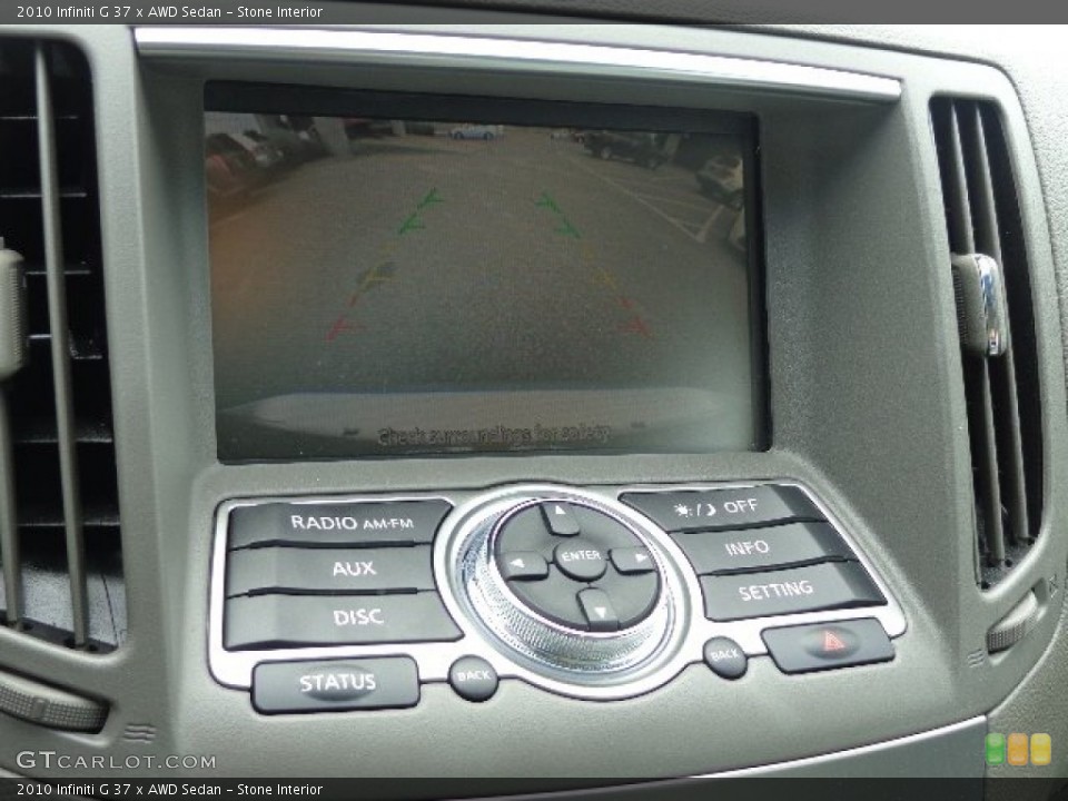 Stone Interior Controls for the 2010 Infiniti G 37 x AWD Sedan #84965785