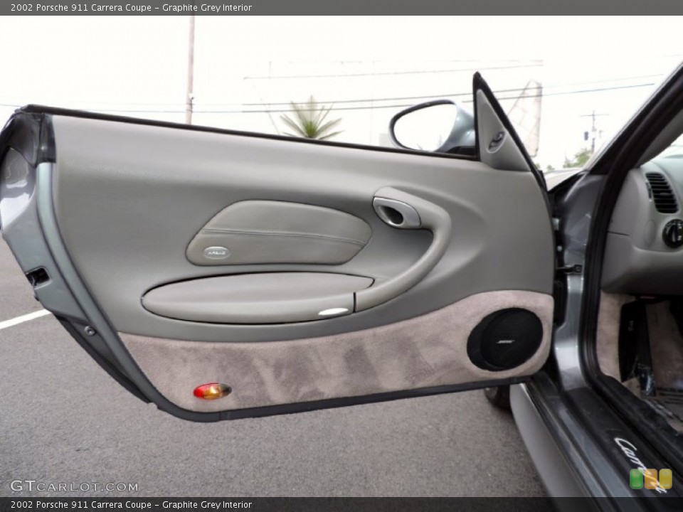 Graphite Grey Interior Door Panel for the 2002 Porsche 911 Carrera Coupe #84965966